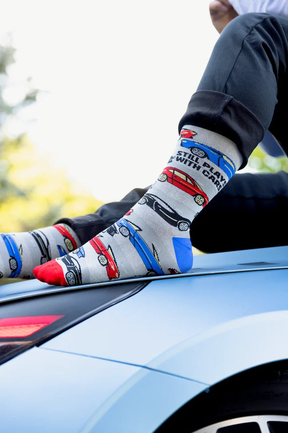 Men's Raised On Cars Socks