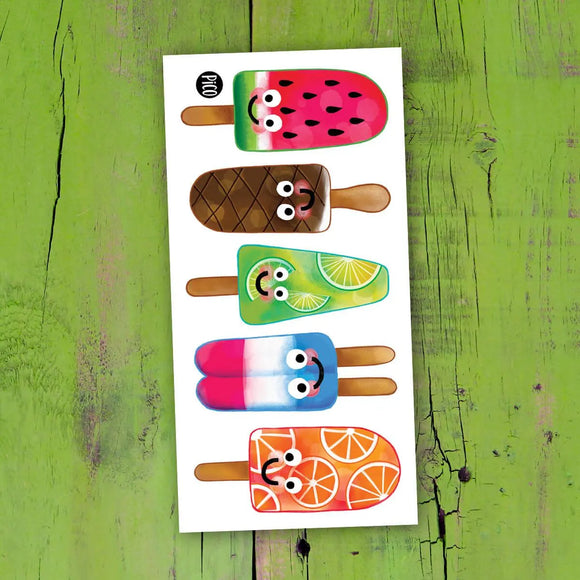 Colorful Pops - Temporary Tattoos