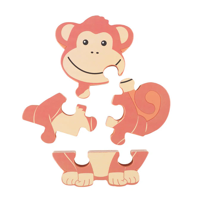 Monkey Wooden Puzzle - 0