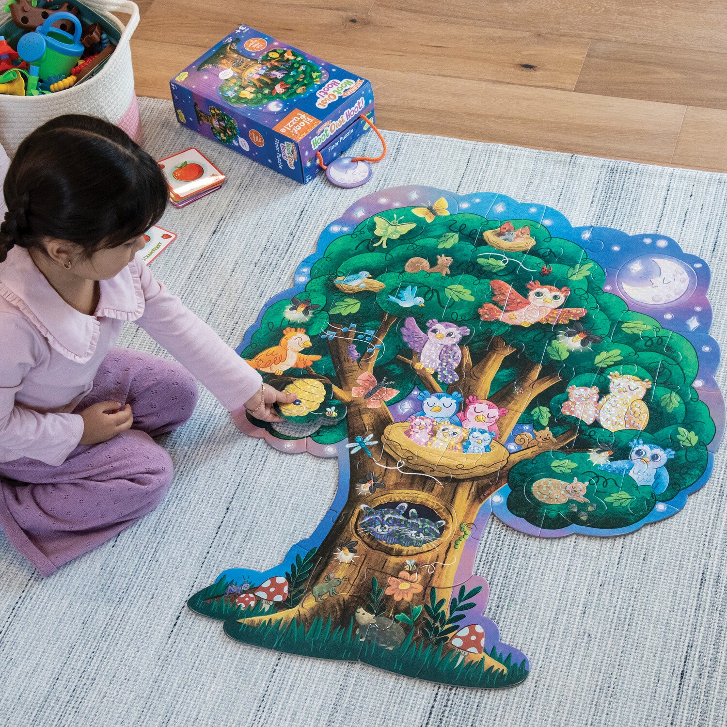 Floor Puzzle: Hoot Owl Hoot (50pc)