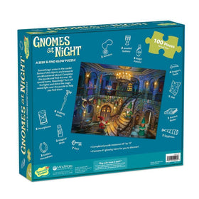 Seek & Find Glow Puzzle: Gnomes At Night - 0