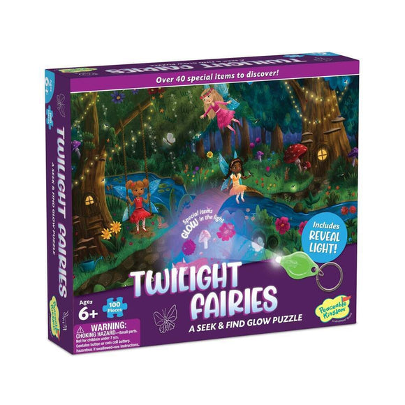 Seek & Find Glow Puzzle: Twilight Fairies