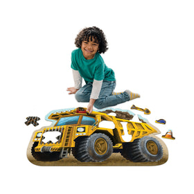 Floor Puzzle: Dump Truck (49pc) - 0
