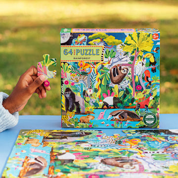 Rainforest 64 Piece Puzzle - 0