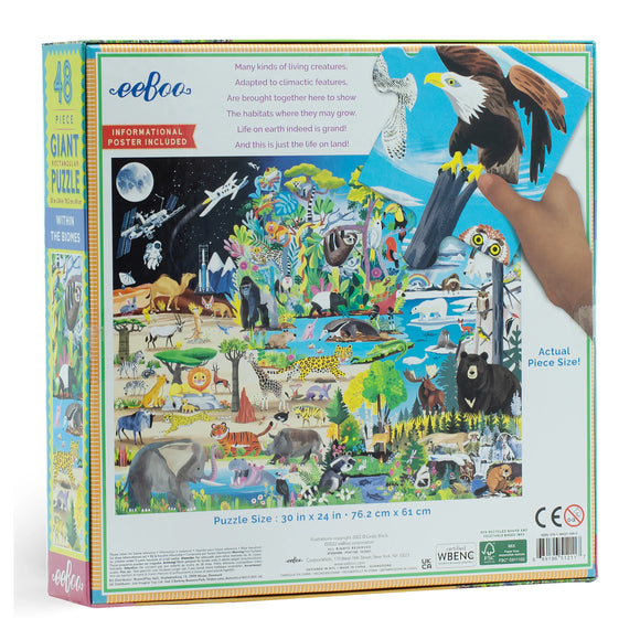 Within the Biomes 48 Piece Giant Puzzle