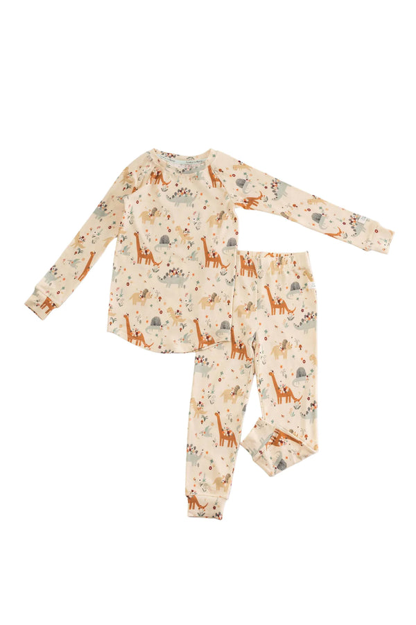 Baby Dinomite 2-pc Pajama Set by LouLou Lollipop