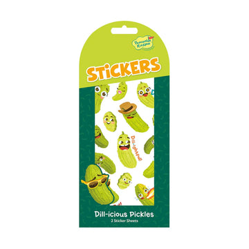 Dill-icious Pickles Stickers