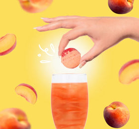 Peach Bellini Cocktail Bomb