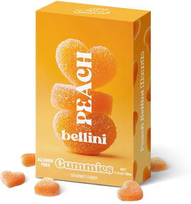 Peach Bellini Cocktail Gummies
