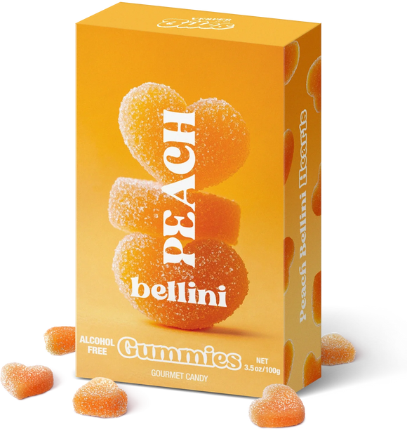 Peach Bellini Cocktail Gummies