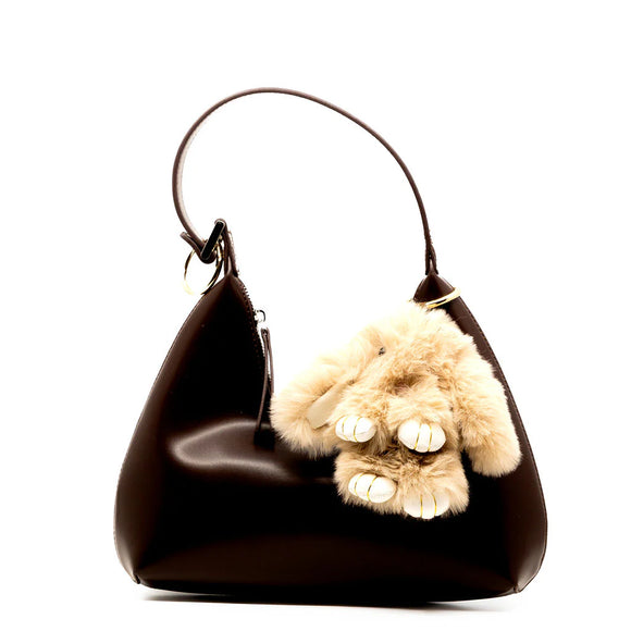 Plush Bunny in Mocha