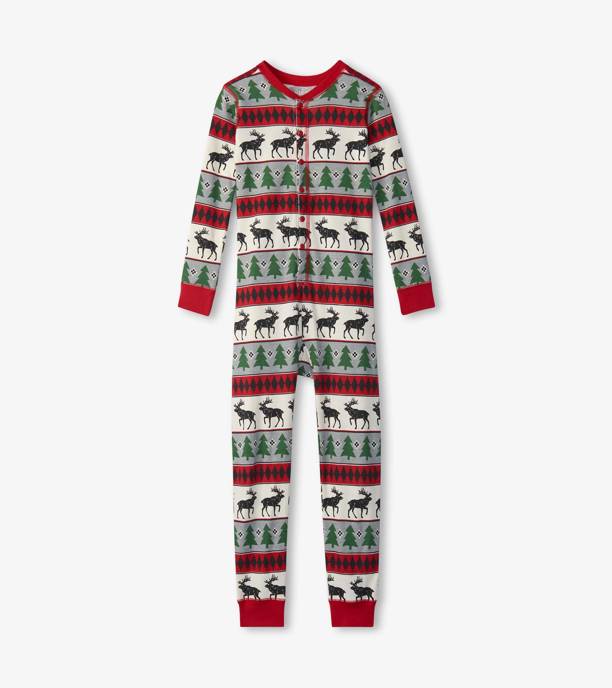 Baby Elk Fair Isle Onesie