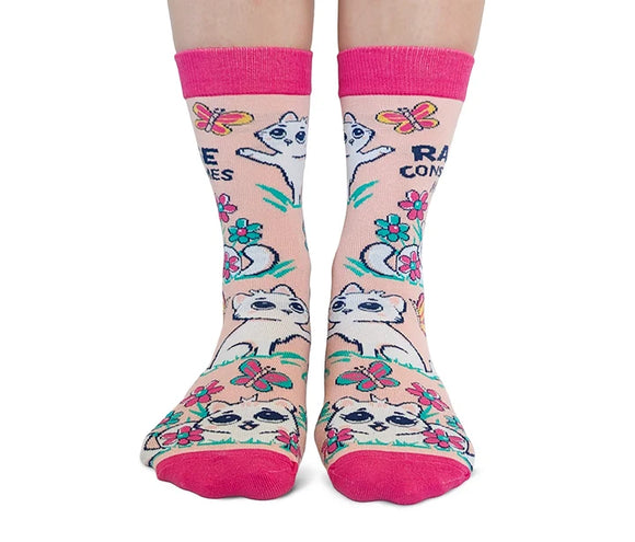 Women's Rage Consumes Me Socks