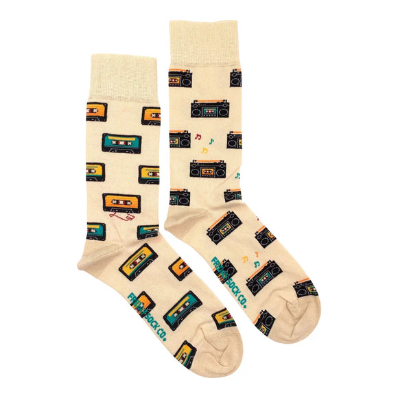 Men's Cassette and Boom Box Socks