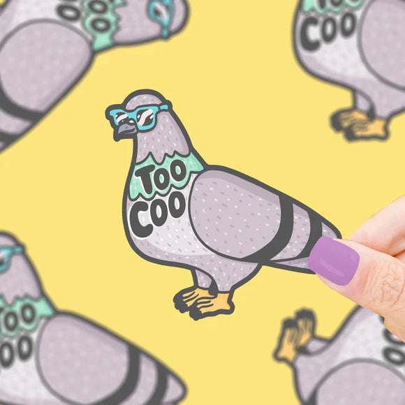 Too Coo Pigeon Vinyl Sticker