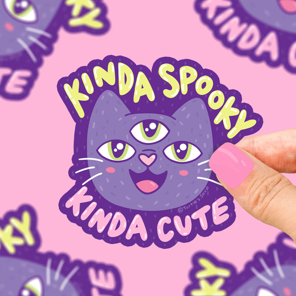 Kinda Spooky Kinda Cute Vinyl Sticker