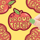 Proud Teacher Vinyl Sticker-1