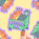 Dumpster Fire Vinyl Sticker-1