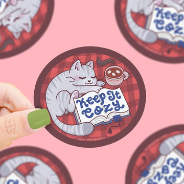 Keep it Cozy Christmas Vinyl Sticker