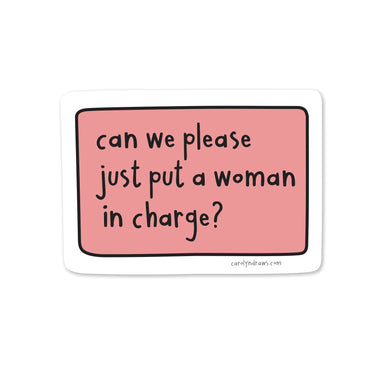 Woman in Charge Magnet