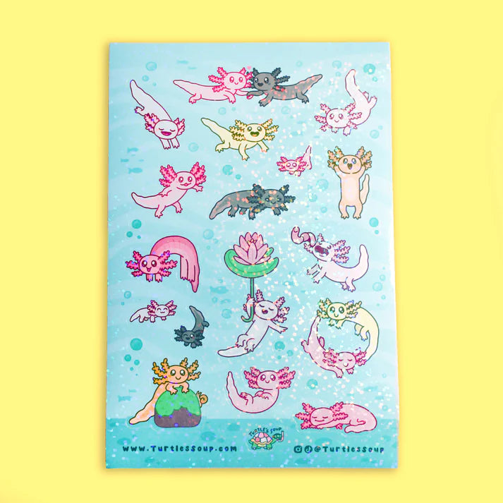 Axolotl Sticker Sheet - 0