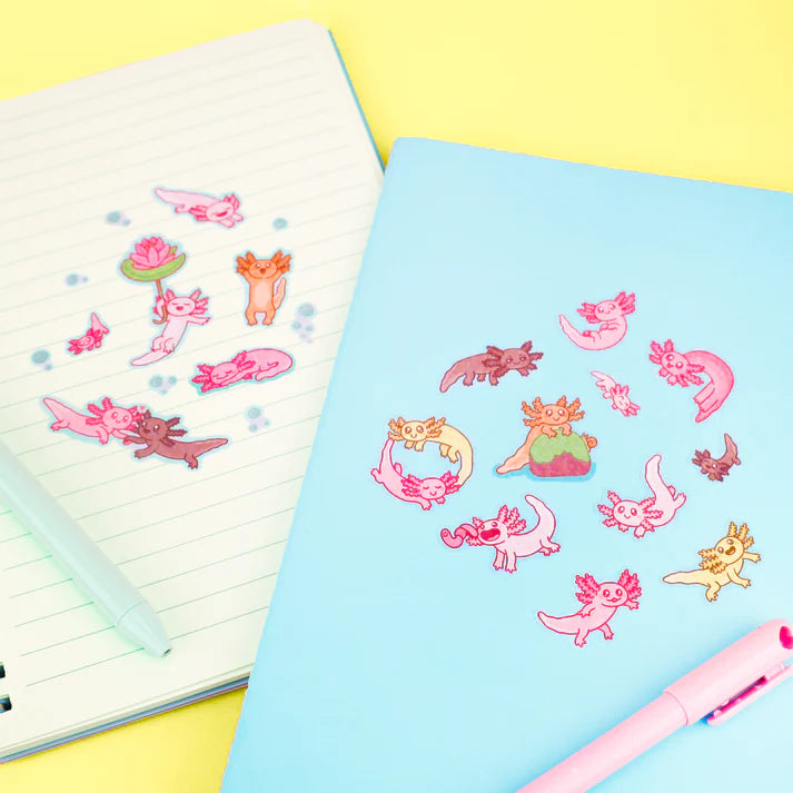 Axolotl Sticker Sheet