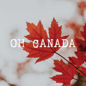 Canada Maple Leaf Art Card