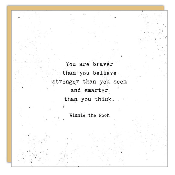 You Are Braver Card