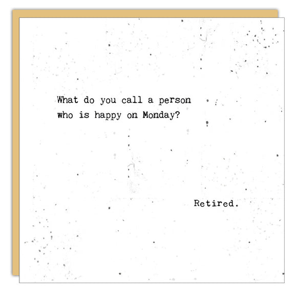 What Do You Call Retired Card