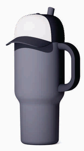 Trucker Mug With Handle | Black 30oz | Asobu