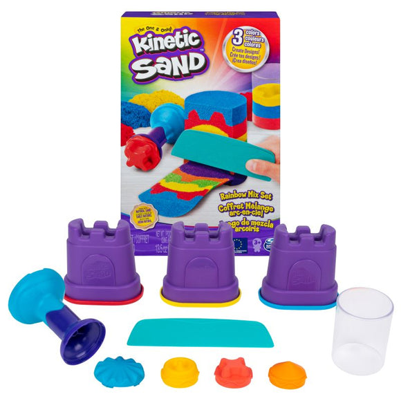 Kinetic Sand Rainbow Mix Set 4pk