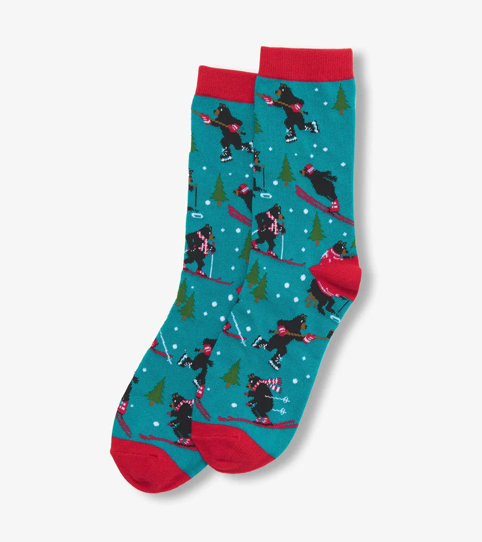 Women's Wild Winter Crew Socks - 0