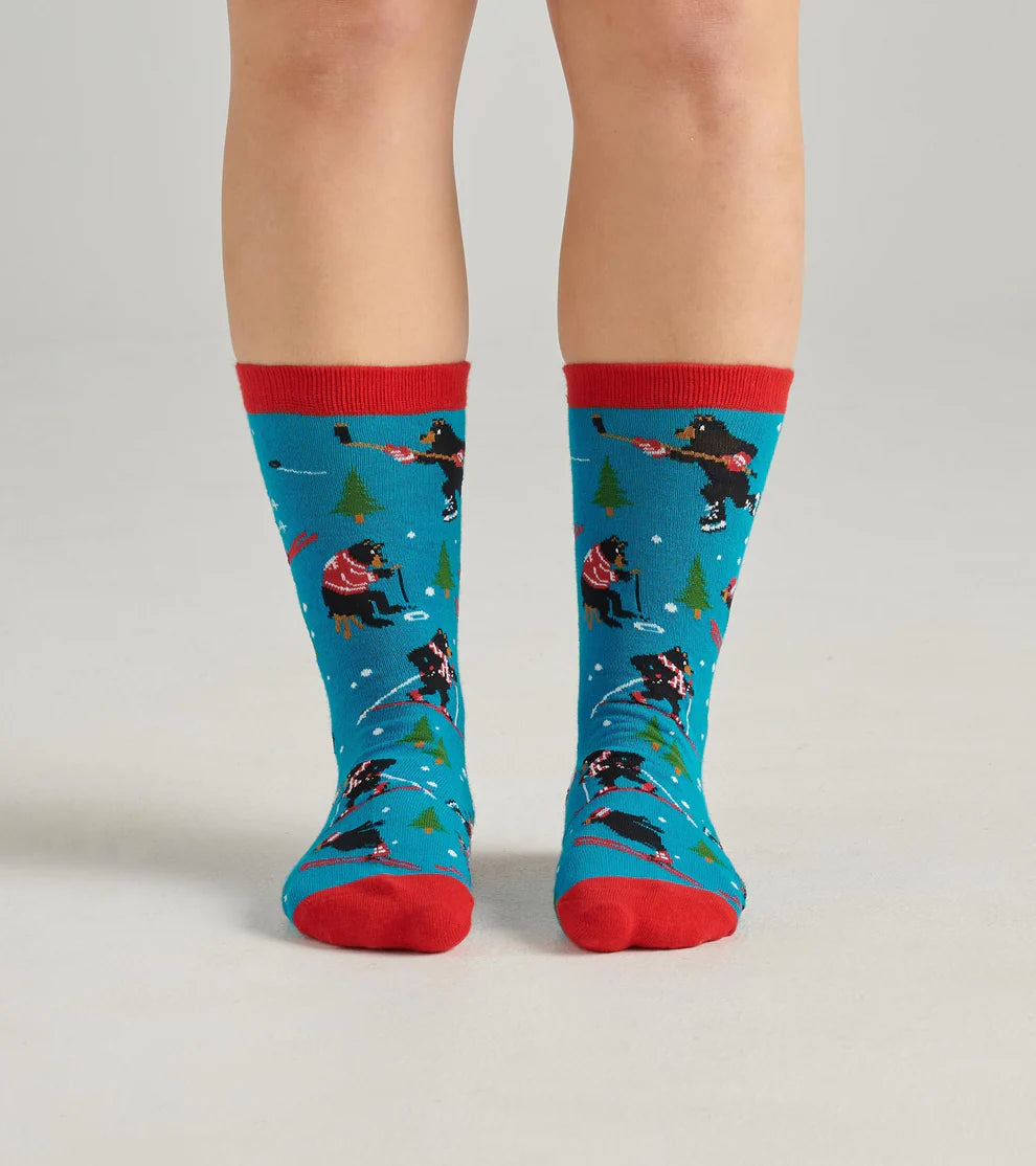 Women's Wild Winter Crew Socks