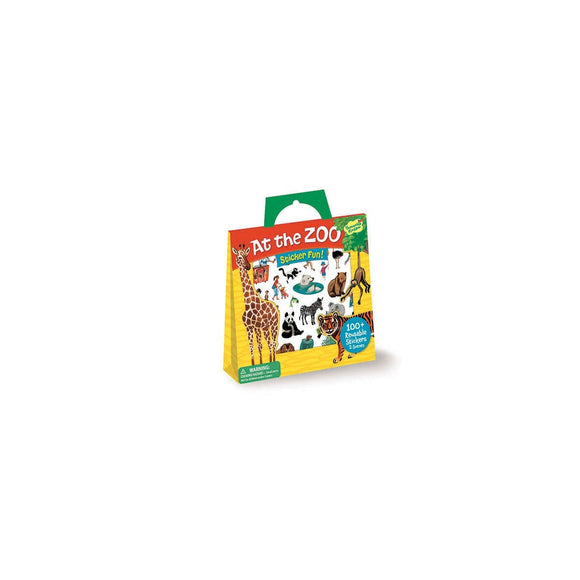 At The Zoo Resuable Sticker Tote