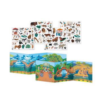 At The Zoo Resuable Sticker Tote - 0