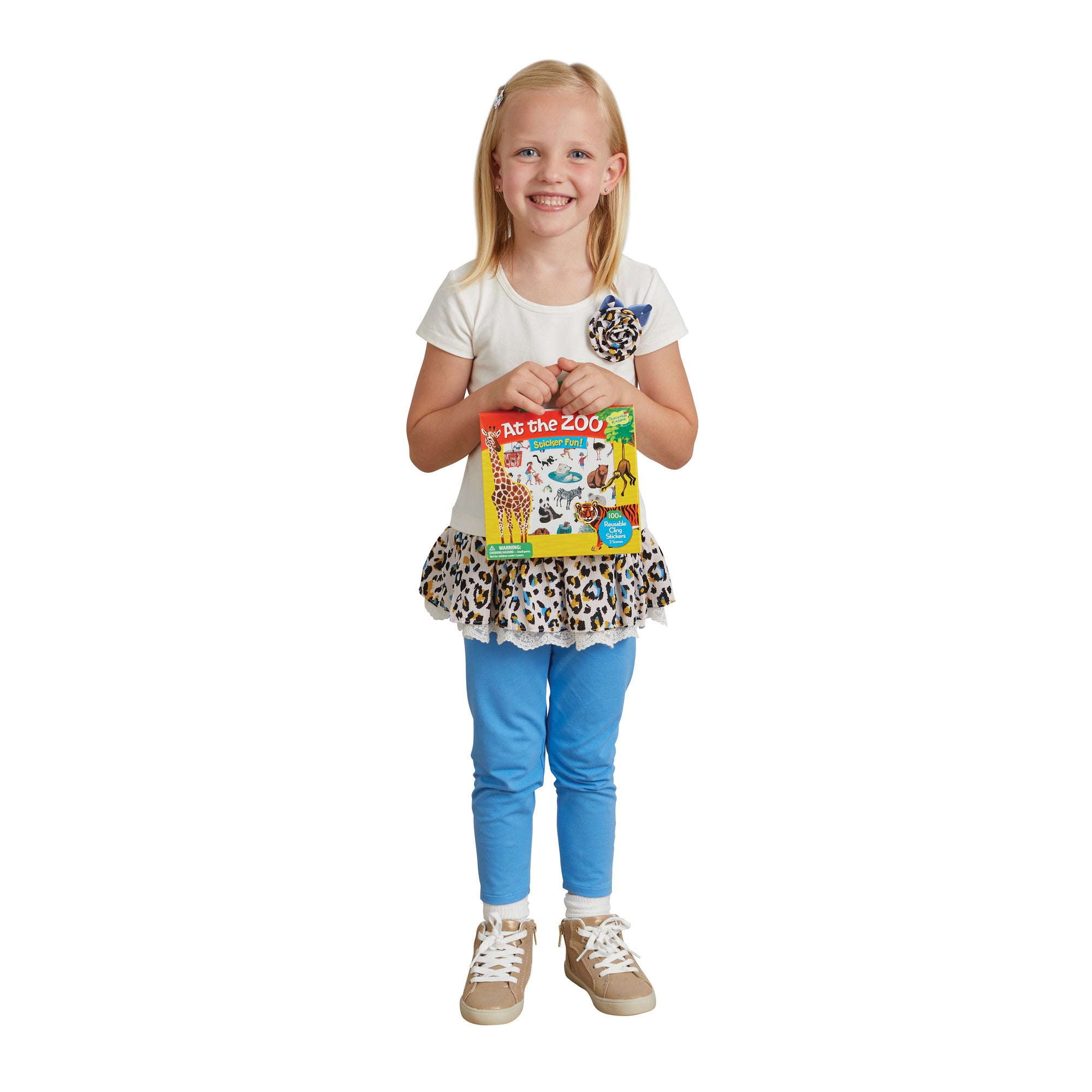 At The Zoo Resuable Sticker Tote