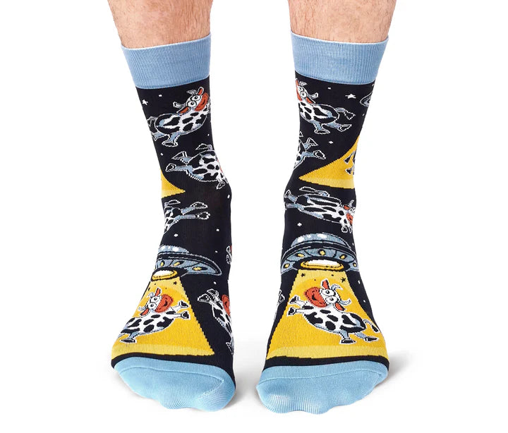 Men's Cosmic Cow Socks - 0