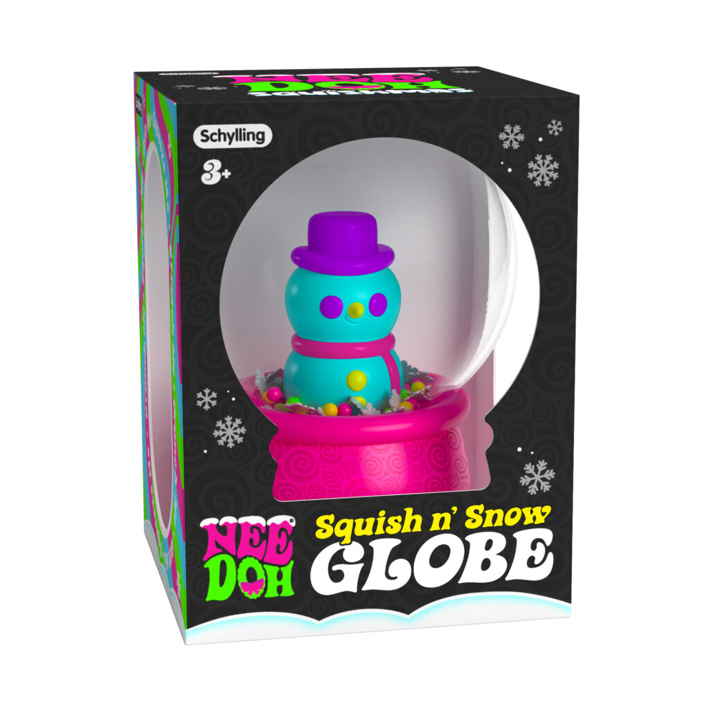 NeeDoh Squish N Flow Snow Globe