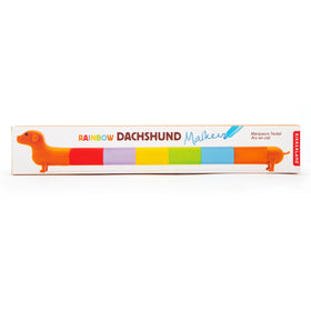 Rainbow Dachshund Markers