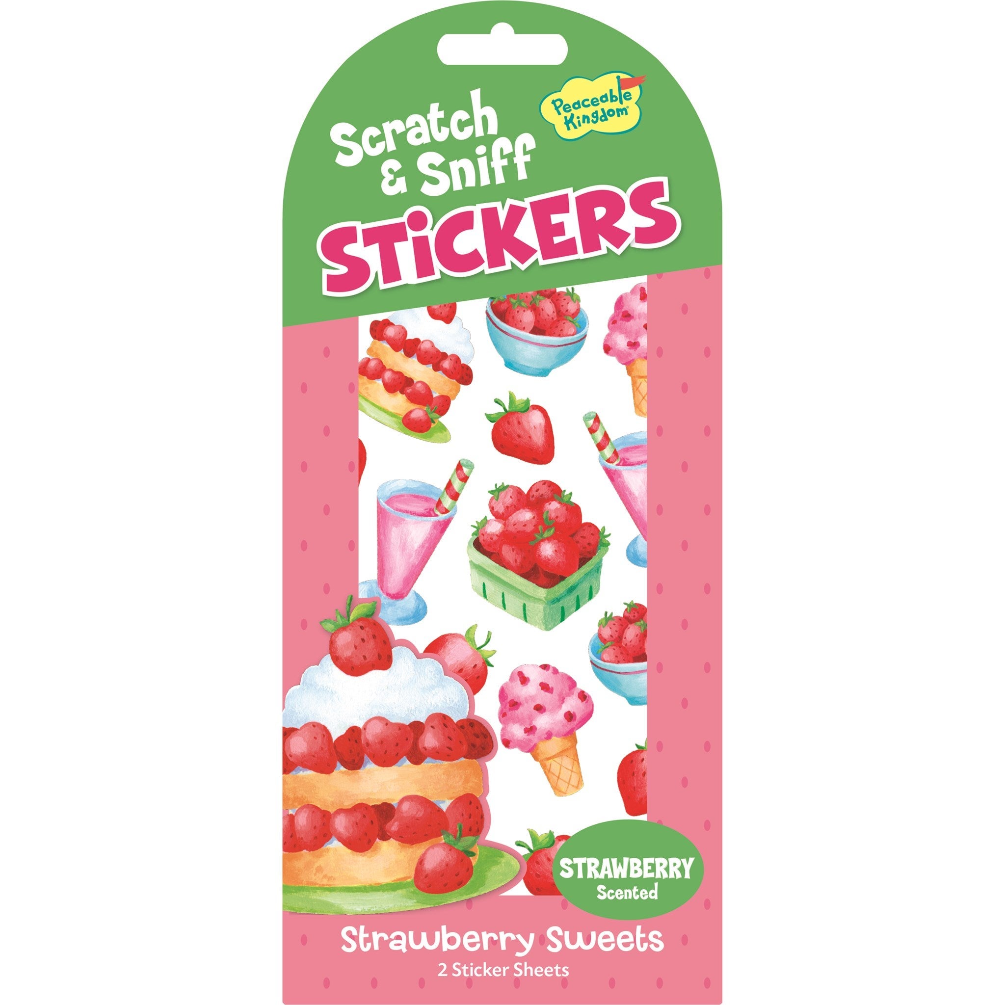 Strawberry Sweets Scratch & Sniff Stickers