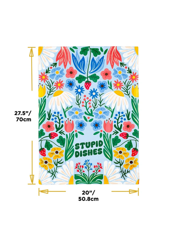 Stupid Dishes Dish Towel