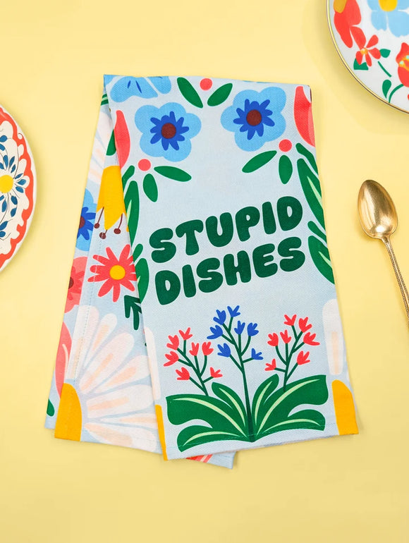 Stupid Dishes Dish Towel