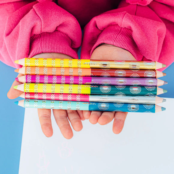 Fairytale Dragon 6 Jumbo Colour Pencils