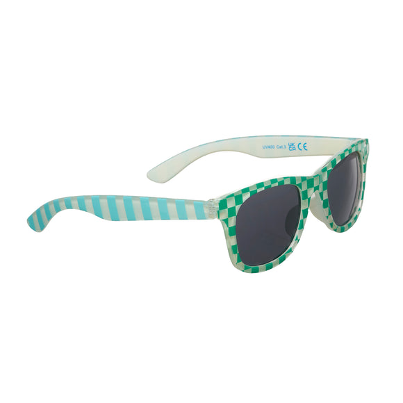 Check and Stripe Sunglasses