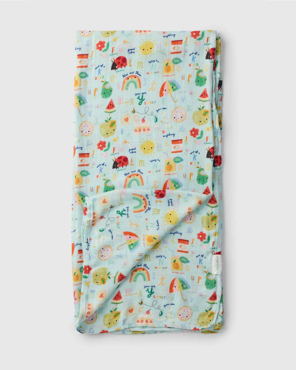 Loulou Lollipop Muslin Swaddle (various patterns)
