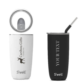 18oz Stainless Steel Tumbler with Lid - Teakwood - 0