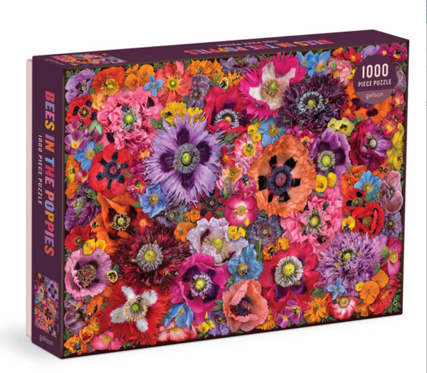 Bees in the Poppies 1000 Piece Puzzle
