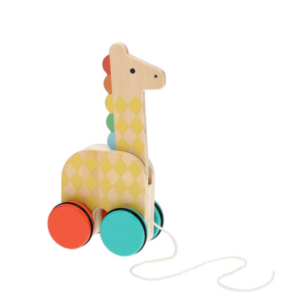 On the Go Giraffe Wooden Pull Toy