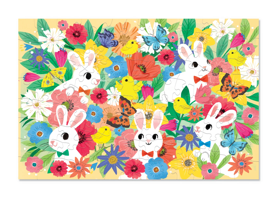 100 PC Bunny Fuzzy Puzzle - 0