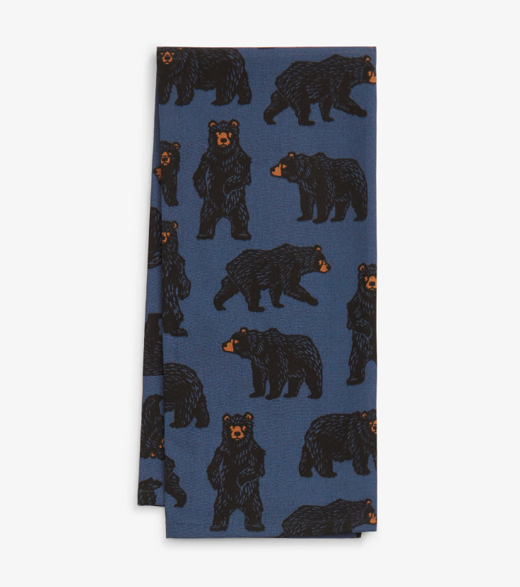 Wild Bears Tea Towel